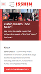 Mobile Screenshot of isshindaiko.ca